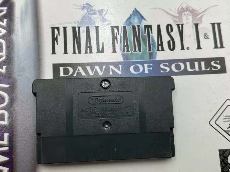 GRA FINAL FANTASY I & II DAWN OF SOULS PAL GAMEBOY ADVANCE GBA
