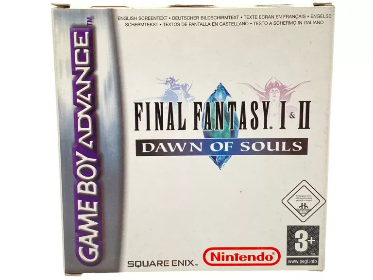 GRA FINAL FANTASY I & II DAWN OF SOULS PAL GAMEBOY ADVANCE GBA