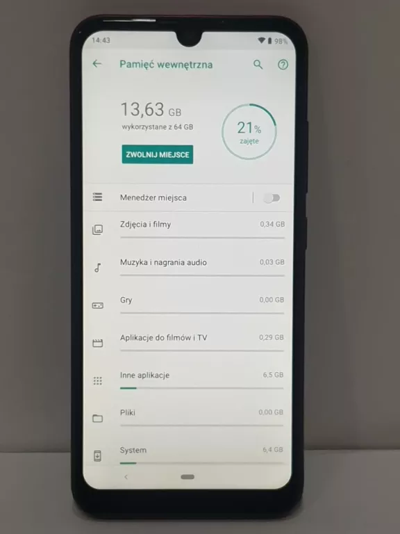TELEFON MOTOROLA E6 PLUS 64GB