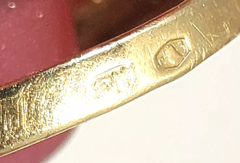 ZŁOTY PIERŚCIONEK PR.585 R.24