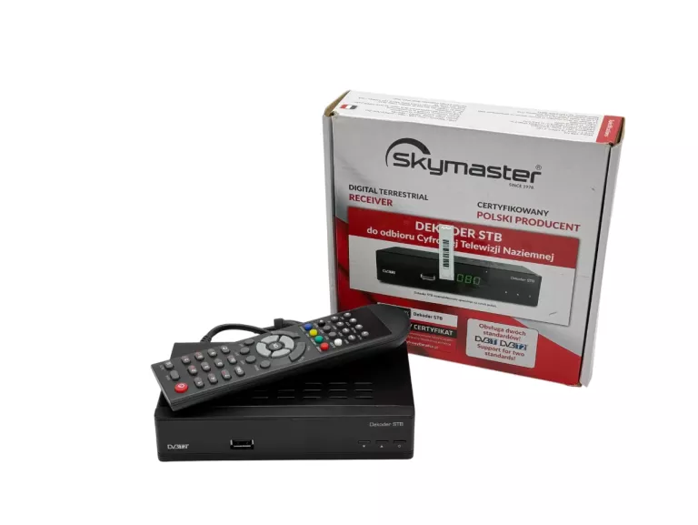 DEKODER SKYMASTER STB M265 DVB-T2 HEVC H.265