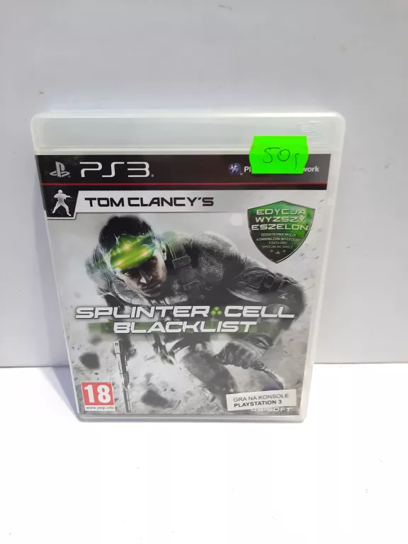 TOM CLANCY'S SPLINTER CELL BLACKLIST PS3