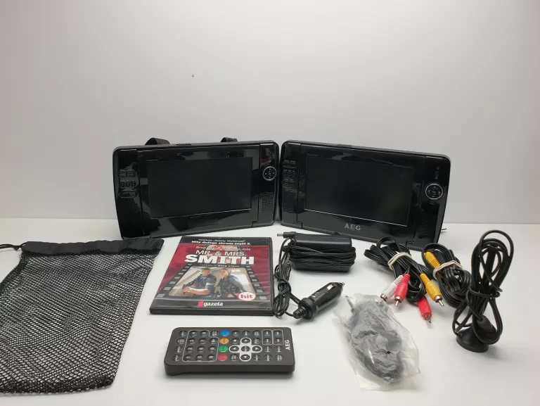 ODTWARZACZ PRZENOŚNY AEG CTV 4944 DVB-T/DVD 2 EKRANY