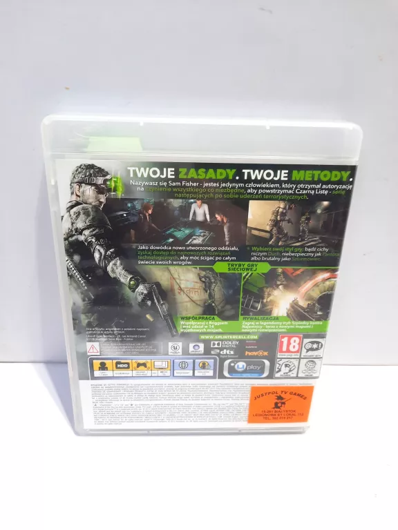 TOM CLANCY'S SPLINTER CELL BLACKLIST PS3