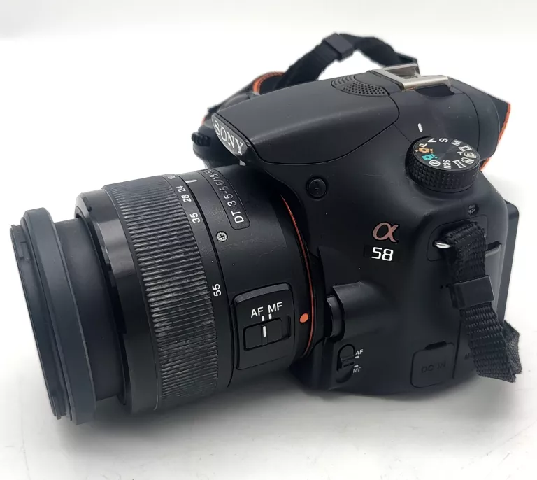 LUSTRZANKA SONY ALFA A58 + OBIEKTYW 18-55MM ŁAD+TORBA+SD 32 GB