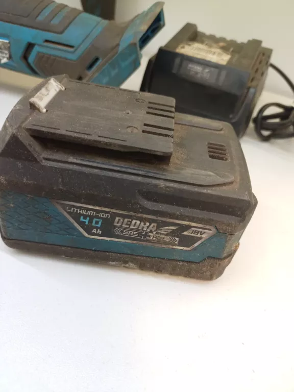 ZESTAW ELEKTRONARZĘDZI DEDRA 7050 + DEDRA 7042+ AKU 4AH + ŁADOWARKA