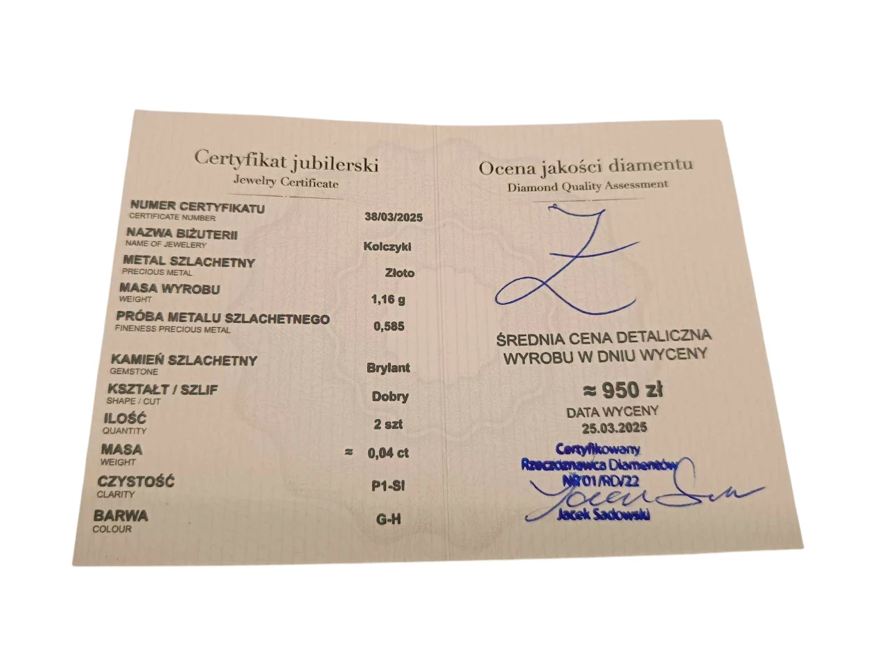 zlote-kolczyki-z-brylantami-1-cm-004-ct-certyfikat-stan-11323-2