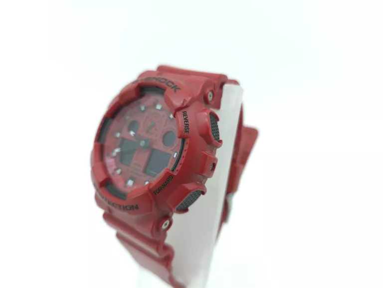 ZEGAREK CASIO G-SHOCK GA-100C CZERWONY