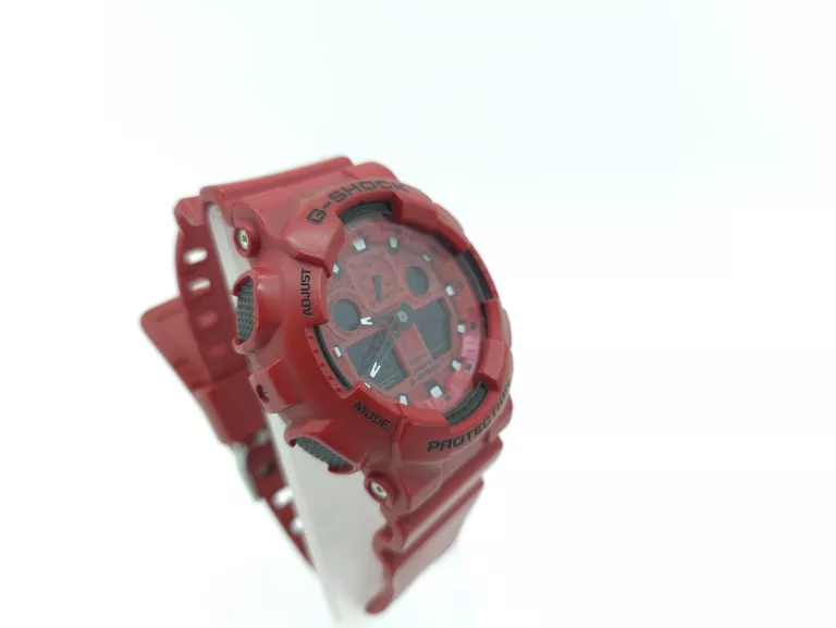 ZEGAREK CASIO G-SHOCK GA-100C CZERWONY