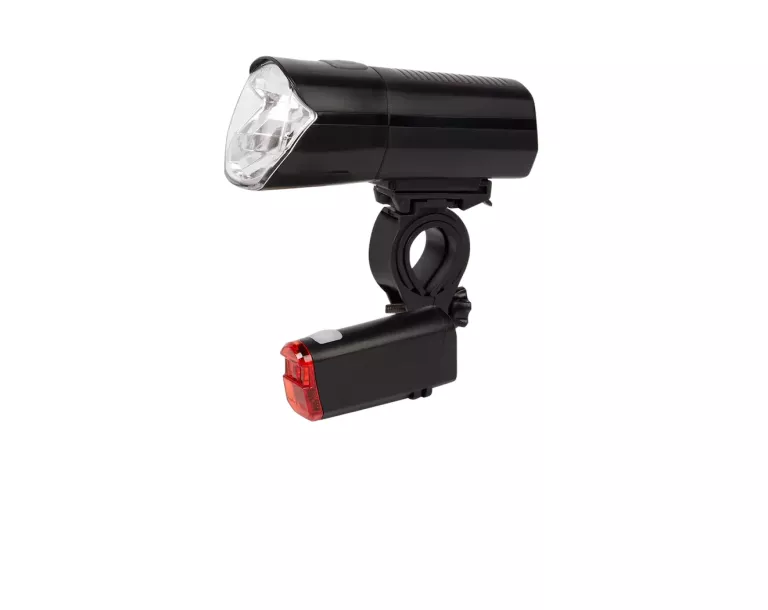OŚWIETLENIE ROWERU ROWEROWE LAMPKA ROWEROWA PRZÓD + TYŁ NA BATERIE MOCNE