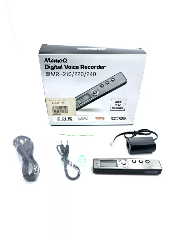 DYKTAFON MEMOQ MR-240 KOMPLET