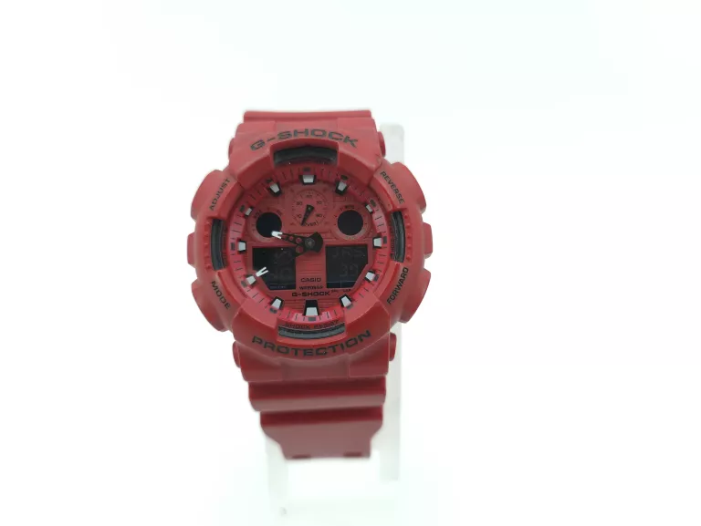 ZEGAREK CASIO G-SHOCK GA-100C CZERWONY