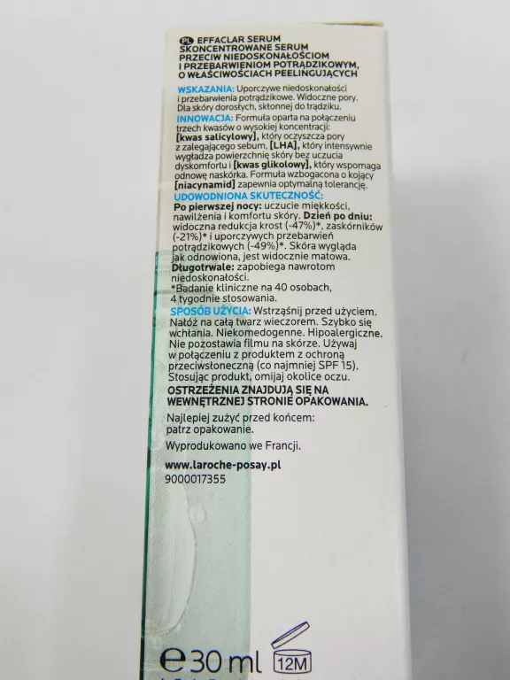 LA ROCHE-POSAY EFFACLAR SKONCENTROWANE SERUM - 30ML