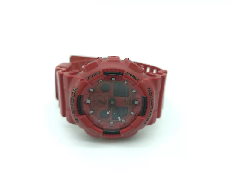 ZEGAREK CASIO G-SHOCK GA-100C CZERWONY