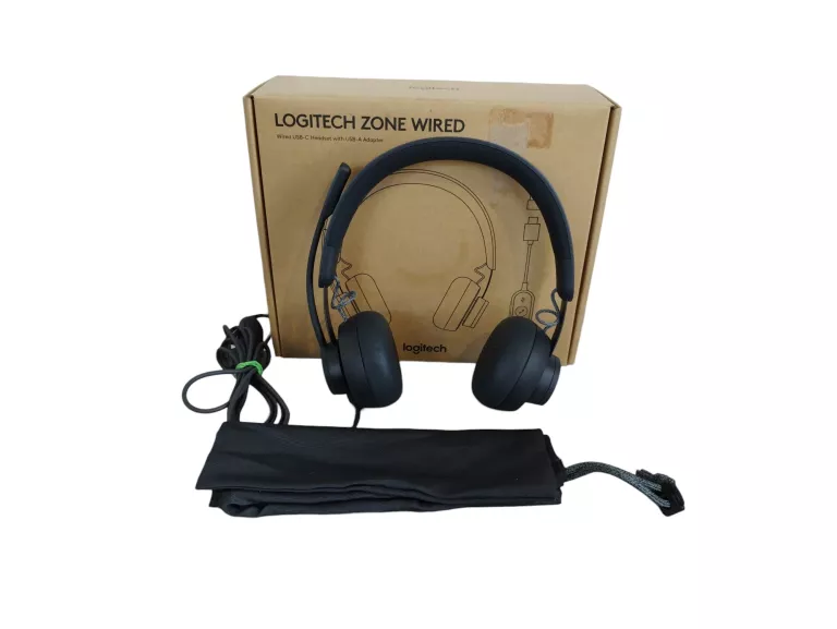 SŁUCHAWKI Z MIKROFONEM LOGITECH UC ZONE WIRED USB