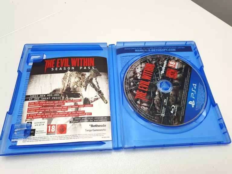 GRA PS4 THE EVIL WITHIN USZKODZONA DO REGENERACJI