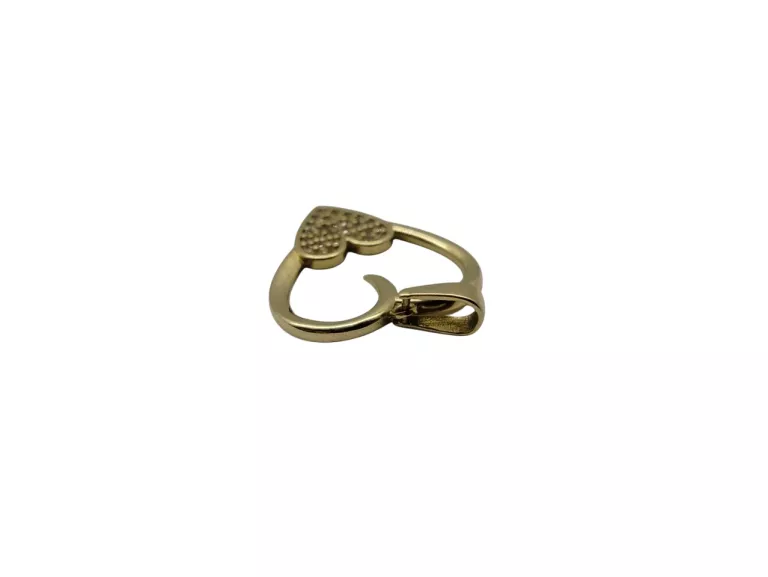 PIĘKNY ZŁOTY WISIOREK PR.585 SERCE | 1,78G | 2,5CM