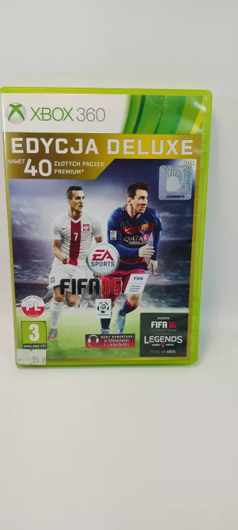 GRA XBOX 360 FIFA 16 EDYCJA DELUXE POLSKIE WYDANIE DUBBING PO POLSKU PL