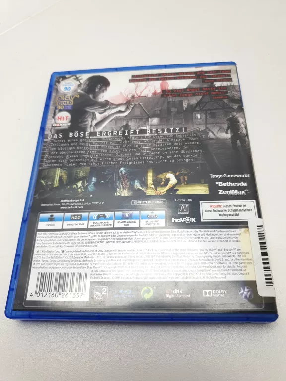 GRA PS4 THE EVIL WITHIN USZKODZONA DO REGENERACJI