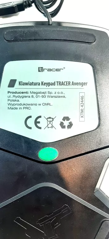 KLAWIATURA KEYPAD TRACER AVENGER KTM:42446