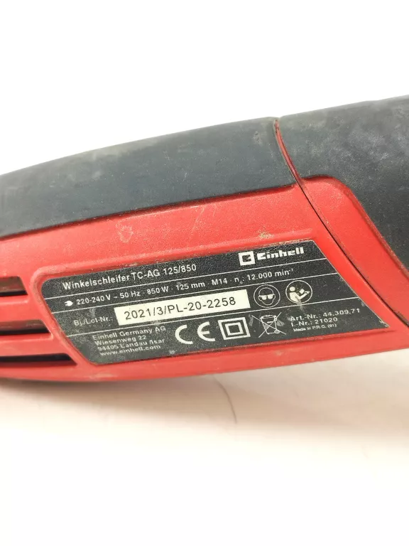 SZLIFIERKA KĄTOWA EINHELL TC-AG 125