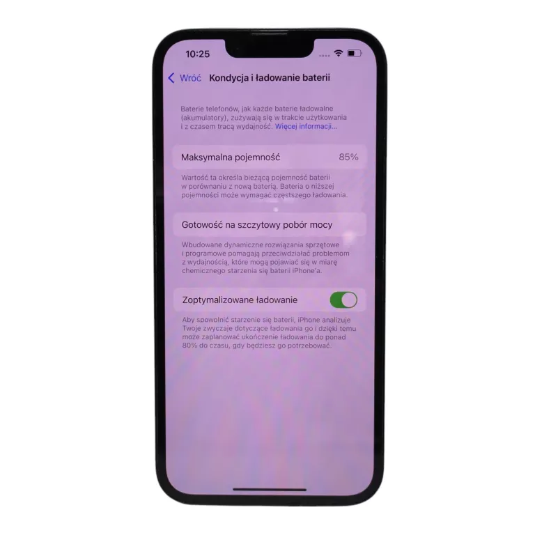 TELEFON IPHONE 14 / 128 GB / BATERIA 85 % / WYŚWIETLACZ STAN PERFEKCYJNY