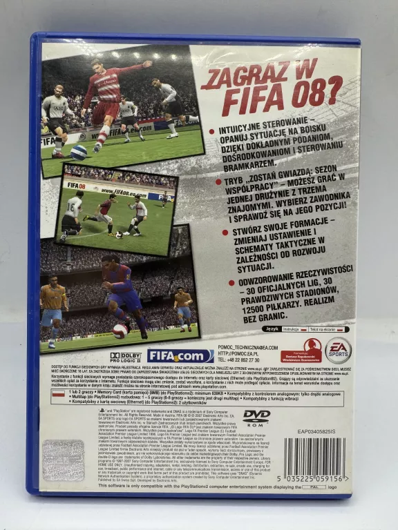 FIFA 08 NA PLAYSTATION 2 @OKAZJA@