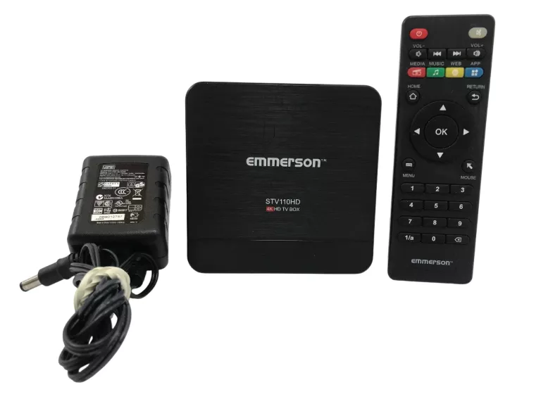 ODTWARZACZ MULTIMEDIALNY EMMERSON STV110HD + ZASILACZ + PILOT