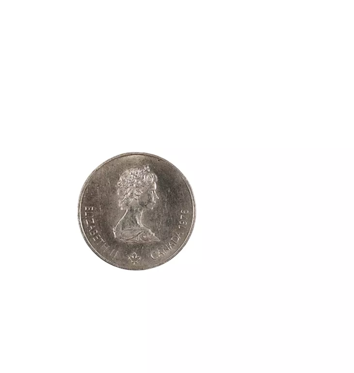 MONETA ELIZABETH II CANADA 1976 OLIMPIADA XXI 5 DOLAROW SREBRO