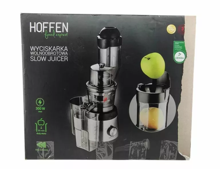 WYCISKARKA WOLNOOBROTOWA HOFFEN 300W SJ-1564