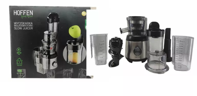 WYCISKARKA WOLNOOBROTOWA HOFFEN 300W SJ-1564
