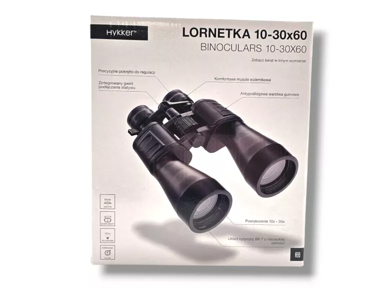 LORNETKA HYKKER KOLOR CZARNY 10-30X60