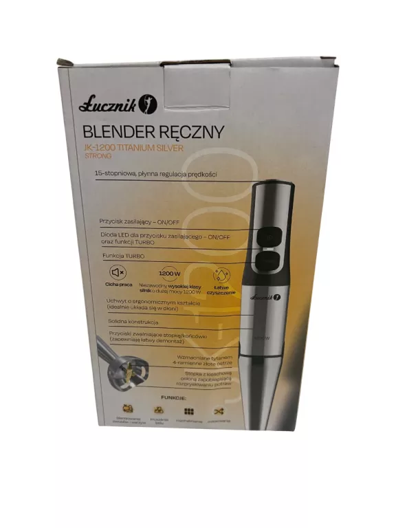 BLENDER RĘCZNY ŁUCZNIK JK-1200 / POWYSTAWOWY