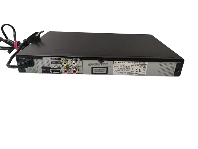 ODTWARZACZ DVD SONY DVP-SR760H FULL HD