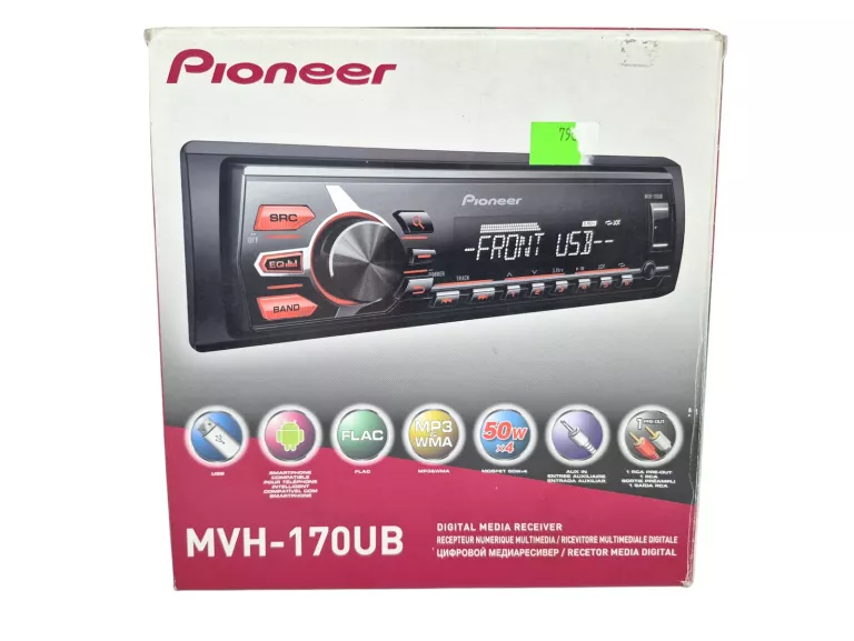 RADIO SAMOCHODOWE PIONEER MVH-170UB