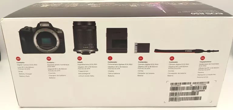 CANON EOS R50 BODY + OBIEKTYW CANON RF-S 18-150MM F3.5-6.3 IS STM #IGŁA
