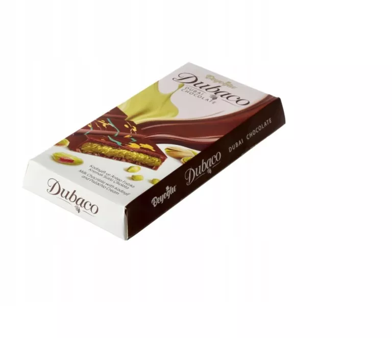 CZEKOLADA DUBAJSKA BEYOGLU 200G -DUBAI CHOCOLATE PISTACJE KADAYIF PREZENT