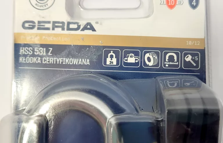 KŁÓDKA GERDA HSS 531 Z ANTYWŁAMANIOWA KLASA 4