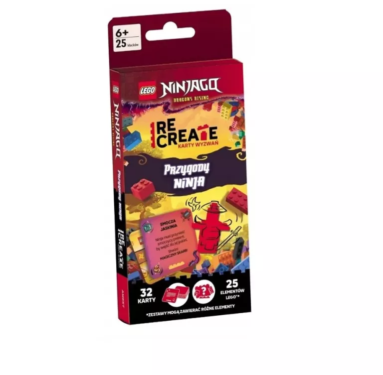 LEGO NINJAGO. RECREATE. KARTY WYZWAŃ. PRZYGODY NINJA