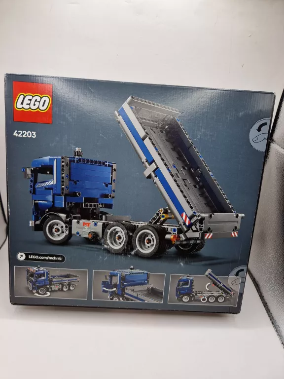 LEGO TECHNIC 42203 WYWROTKA Z PRZECHYLNĄ SKRZYNIĄ