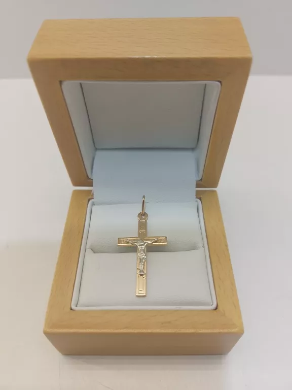 ZŁOTY WYNIOSŁY KRZYŻYK! 2,49G! 585
