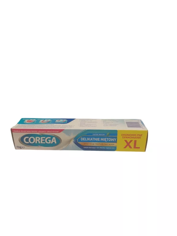 COREGA KREM MOCUJĄCY DO PROTEZ ZĘBOWYCH SUPER MOCNY, DELIKATNIE MIĘTOWY 70