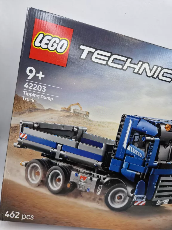 LEGO TECHNIC 42203 WYWROTKA Z PRZECHYLNĄ SKRZYNIĄ