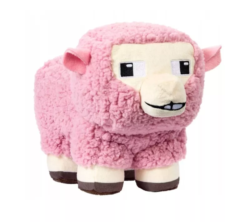 MINECRAFT MOVIE FIGURKA PLUSZAK PINK SHEEP 20 CM OWCA MASKOTKA MATTEL