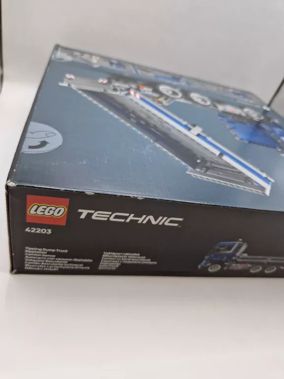 LEGO TECHNIC 42203 WYWROTKA Z PRZECHYLNĄ SKRZYNIĄ