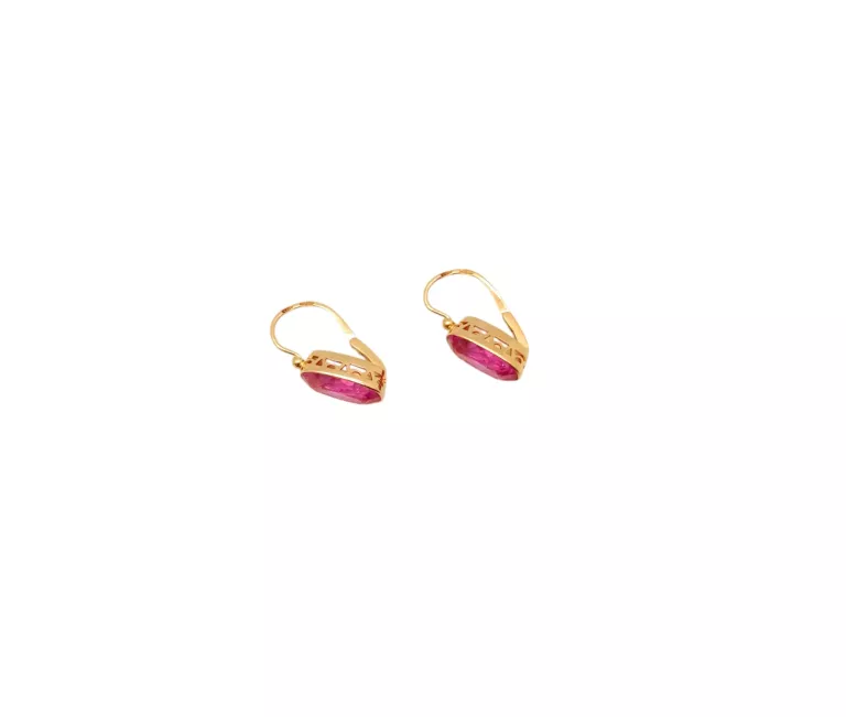 fenomenalne-zlote-kolczyki-proby-585-z-rozowym-kamieniem-waga-570g-krakowska-94-andrychow