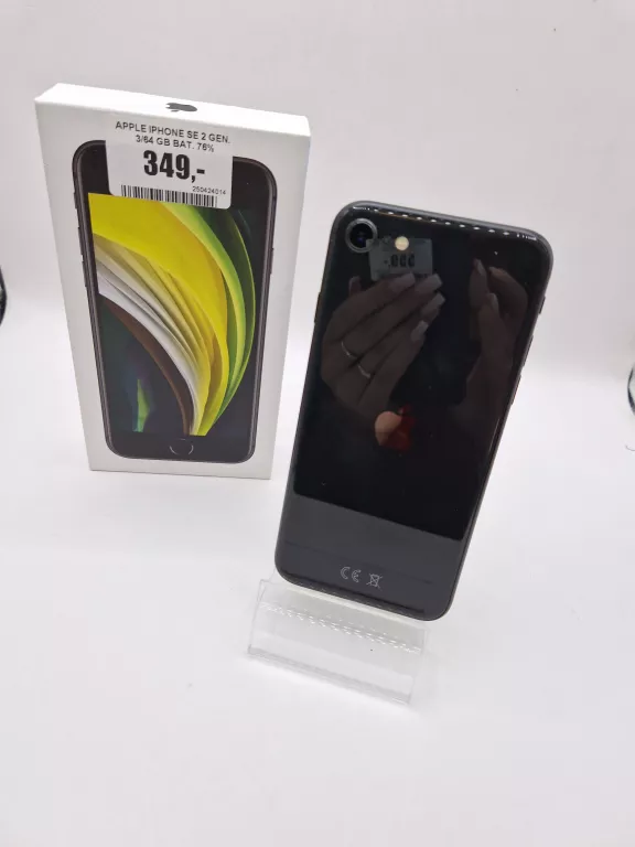 TELEFON APPLE IPHONE SE 2 GEN. 3/64 GB BAT. 76%