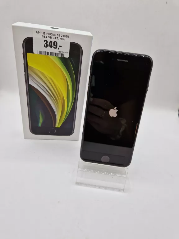 TELEFON APPLE IPHONE SE 2 GEN. 3/64 GB BAT. 76%