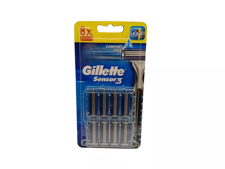 GILLETTE SENSOR 3 WYMIENNE WKŁADY DO MASZYNKI 8SZT ZAPAKOWANE