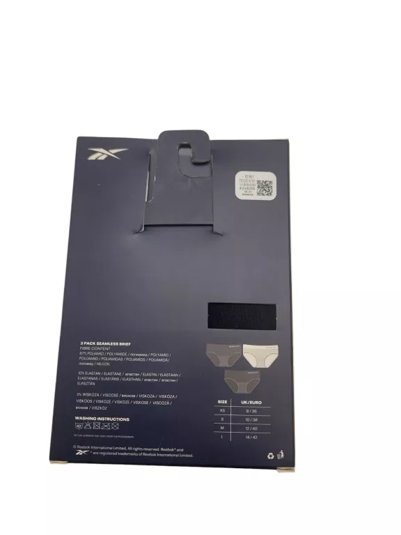 FIGI DAMSKIEREEBOK 3PAK CZARNE L